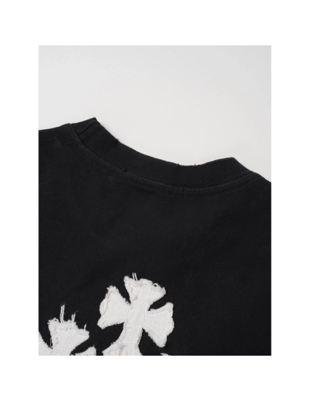 Chrome Hearts T Shirts Cross Floral 004  ,Chrome Hearts T Shirt,Tshirt,APPAREL