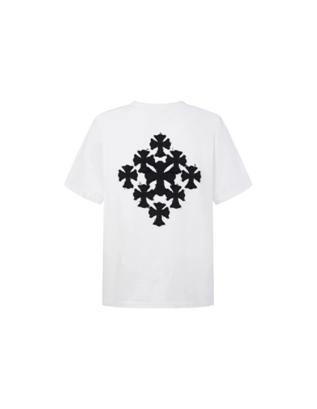 Chrome Hearts T Shirts Cross Floral 005  ,Chrome Hearts T Shirt,Tshirt,APPAREL