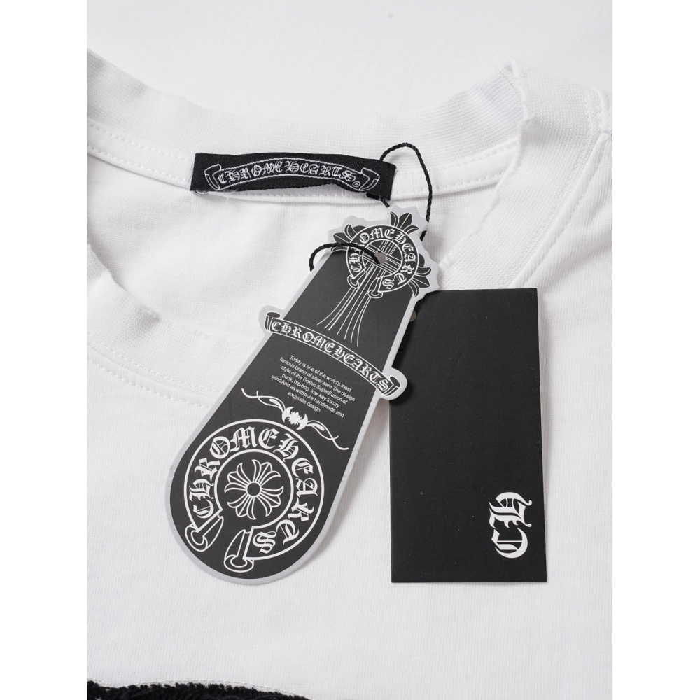 Chrome Hearts T Shirts Cross Floral 005  ,Chrome Hearts T Shirt,Tshirt,APPAREL