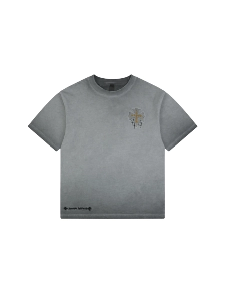 Chrome Hearts T Shirts Cross Floral 006  ,Chrome Hearts T Shirt,Tshirt,APPAREL