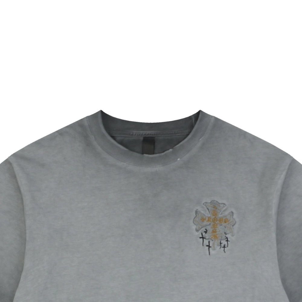 Chrome Hearts T Shirts Cross Floral 006  ,Chrome Hearts T Shirt,Tshirt,APPAREL