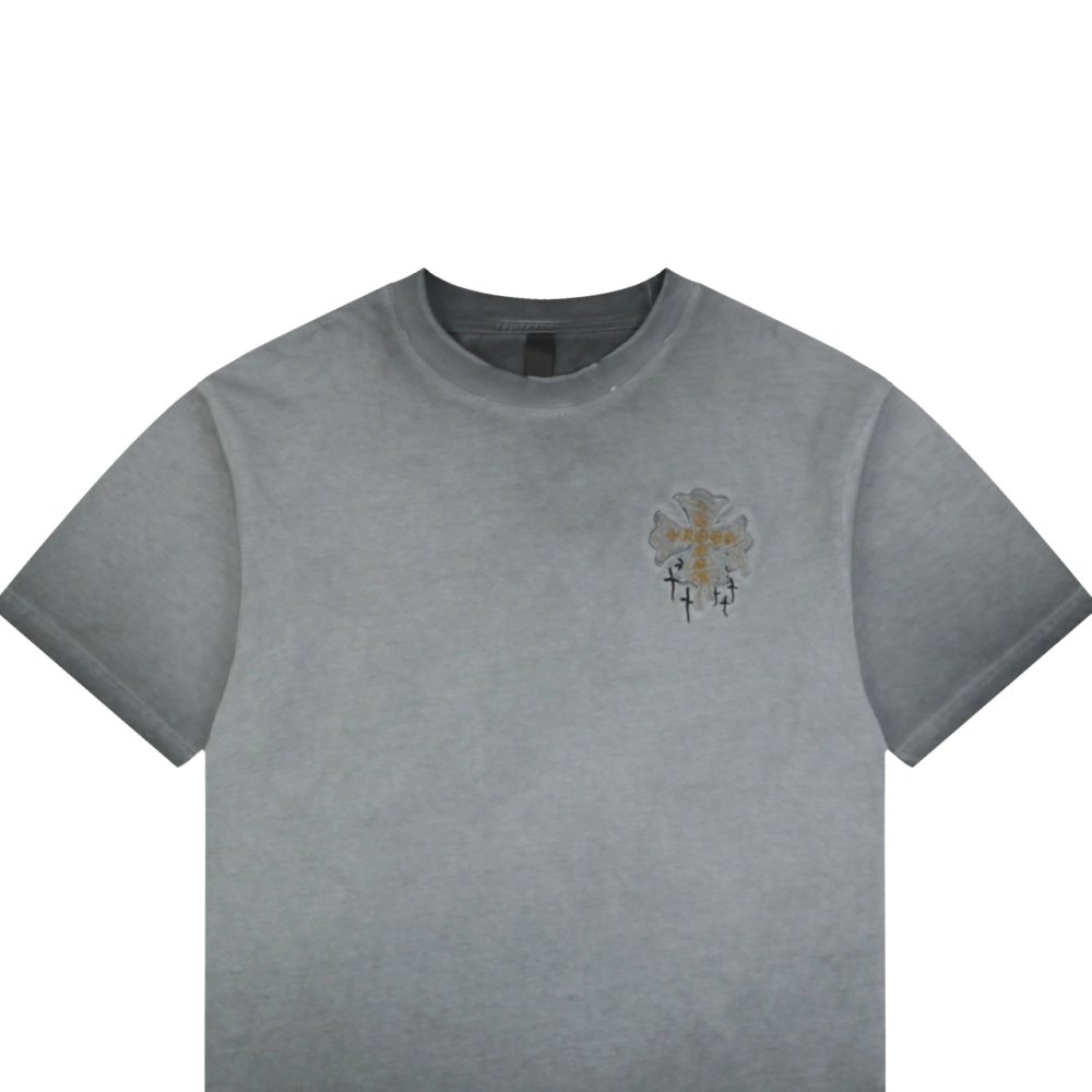 Chrome Hearts T Shirts Cross Floral 006  ,Chrome Hearts T Shirt,Tshirt,APPAREL
