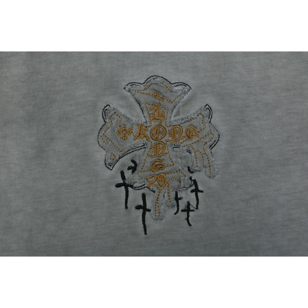 Chrome Hearts T Shirts Cross Floral 006  ,Chrome Hearts T Shirt,Tshirt,APPAREL