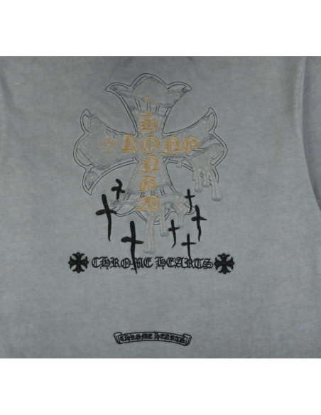 Chrome Hearts T Shirts Cross Floral 006  ,Chrome Hearts T Shirt,Tshirt,APPAREL
