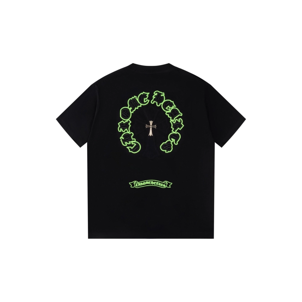 Chrome Hearts T Shirts Heavy Patch Embroidery  ,Chrome Hearts T Shirt,Tshirt,APPAREL