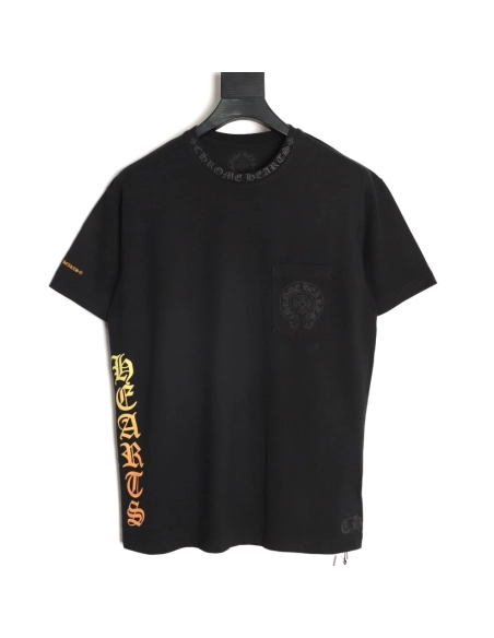 Chrome Hearts T Shirts Yellow Sanskrit Print  ,Chrome Hearts T Shirt,Tshirt,APPAREL
