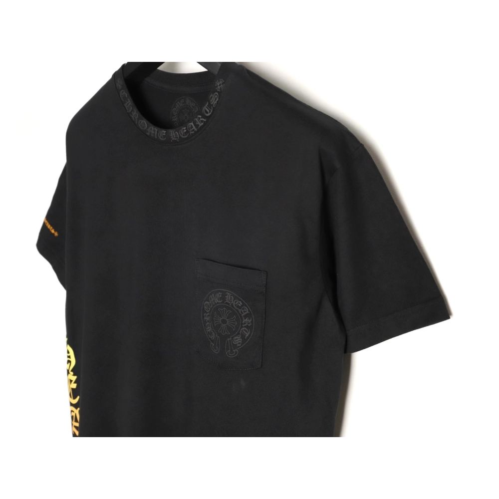 Chrome Hearts T Shirts Yellow Sanskrit Print  ,Chrome Hearts T Shirt,Tshirt,APPAREL