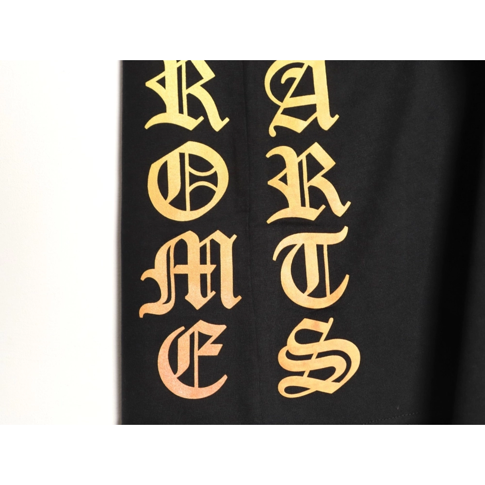 Chrome Hearts T Shirts Yellow Sanskrit Print  ,Chrome Hearts T Shirt,Tshirt,APPAREL