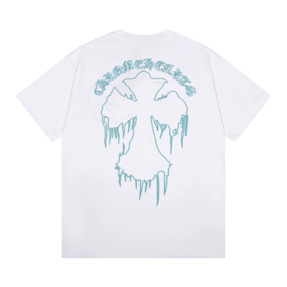 Chrome Hearts T Shirts Patch Embroidery Cross  ,Chrome Hearts T Shirt,Tshirt,APPAREL