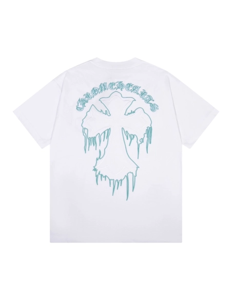 Chrome Hearts T Shirts Patch Embroidery Cross  ,Chrome Hearts T Shirt,Tshirt,APPAREL