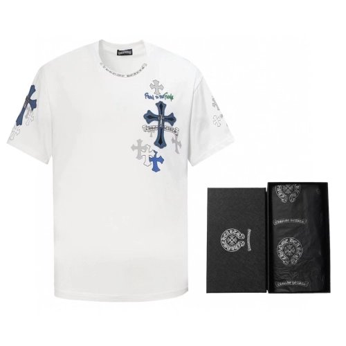 Chrome Hearts T Shirts Patch Metal Cross  ,Chrome Hearts T Shirt,Tshirt,APPAREL