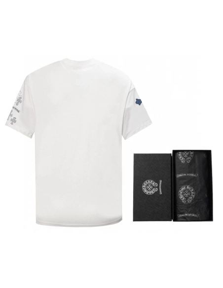 Chrome Hearts T Shirts Patch Metal Cross  ,Chrome Hearts T Shirt,Tshirt,APPAREL