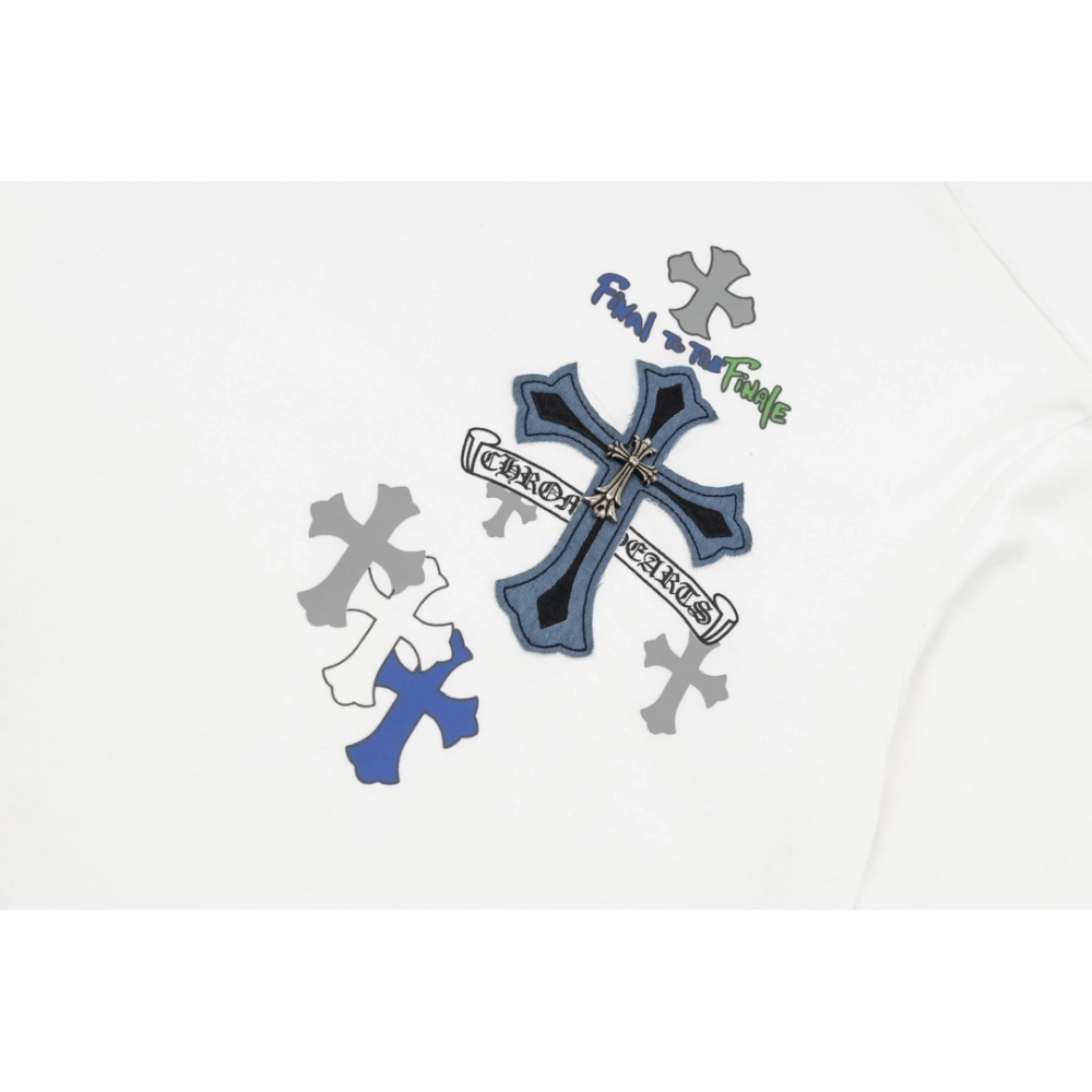 Chrome Hearts T Shirts Patch Metal Cross  ,Chrome Hearts T Shirt,Tshirt,APPAREL