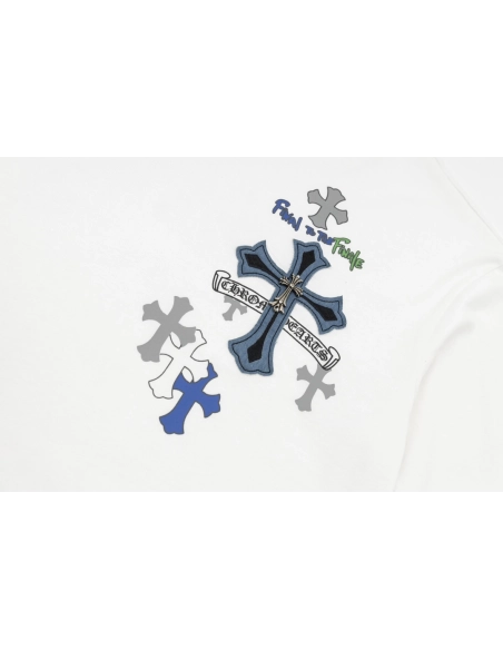 Chrome Hearts T Shirts Patch Metal Cross  ,Chrome Hearts T Shirt,Tshirt,APPAREL