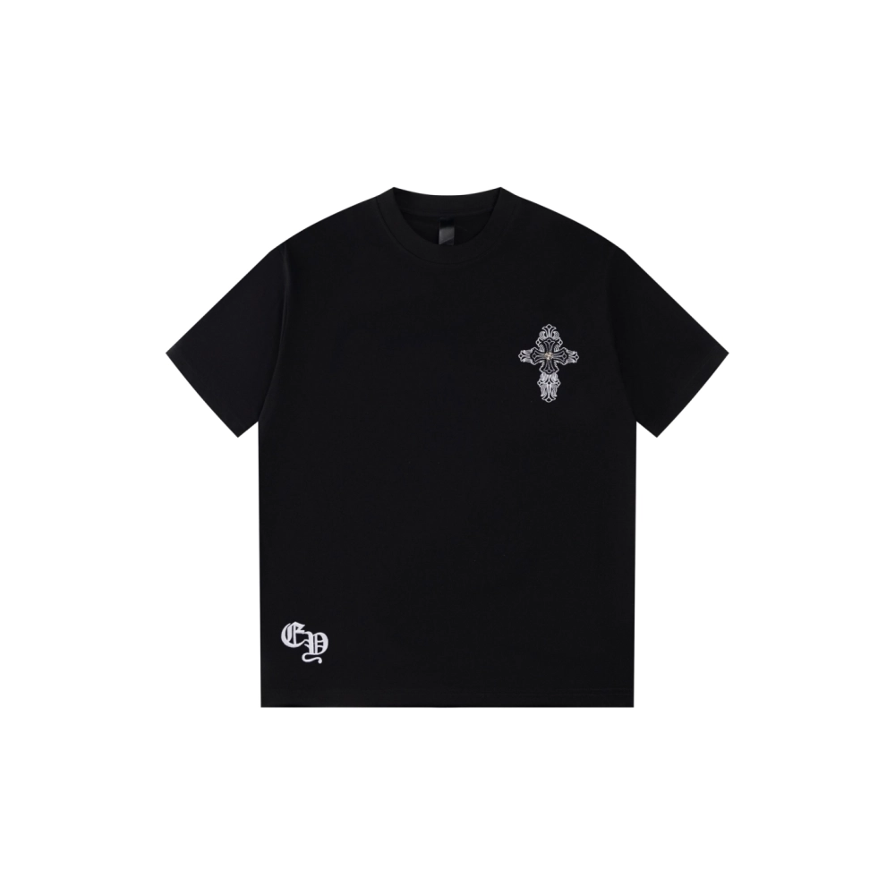 Chrome Hearts T Shirts Heavy Embroidery Sanskrit  ,Chrome Hearts T Shirt,Tshirt,APPAREL