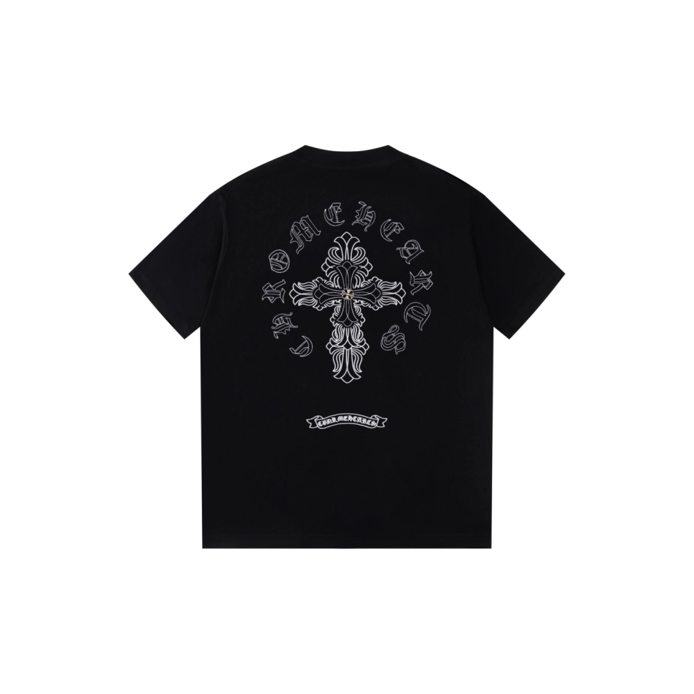 Chrome Hearts T Shirts Heavy Embroidery Sanskrit  ,Chrome Hearts T Shirt,Tshirt,APPAREL