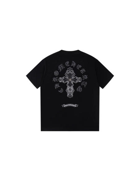 Chrome Hearts T Shirts Heavy Embroidery Sanskrit  ,Chrome Hearts T Shirt,Tshirt,APPAREL