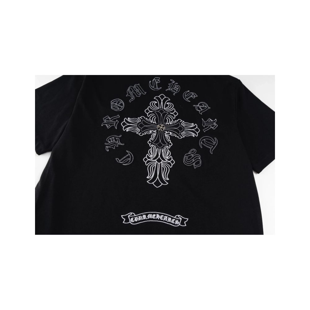 Chrome Hearts T Shirts Heavy Embroidery Sanskrit  ,Chrome Hearts T Shirt,Tshirt,APPAREL