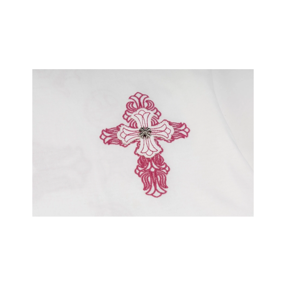 Chrome Hearts T Shirts Heavy Embroidery Sanskrit  ,Chrome Hearts T Shirt,Tshirt,APPAREL