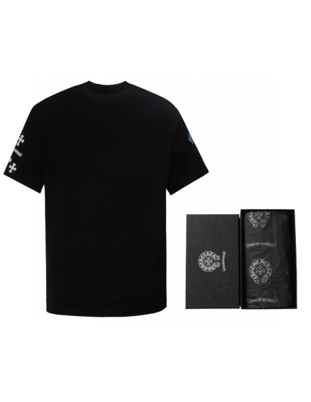 Chrome Hearts T Shirts Patch Metal Cross  ,Chrome Hearts T Shirt,Tshirt,APPAREL