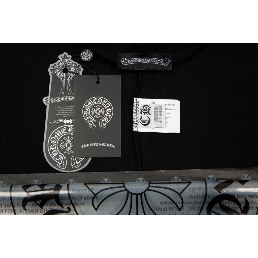 Chrome Hearts T Shirts Patch Metal Cross  ,Chrome Hearts T Shirt,Tshirt,APPAREL