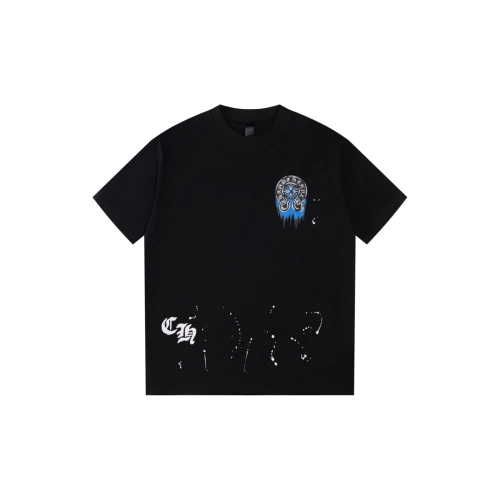 Chrome Hearts T Shirts Splash Graffiti Print  ,Chrome Hearts T Shirt,Tshirt,APPAREL
