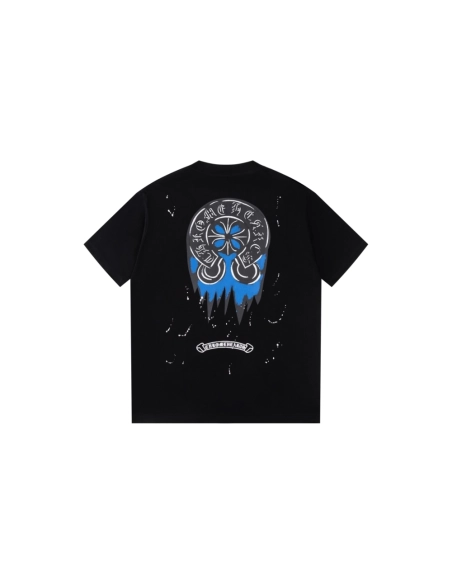 Chrome Hearts T Shirts Splash Graffiti Print  ,Chrome Hearts T Shirt,Tshirt,APPAREL