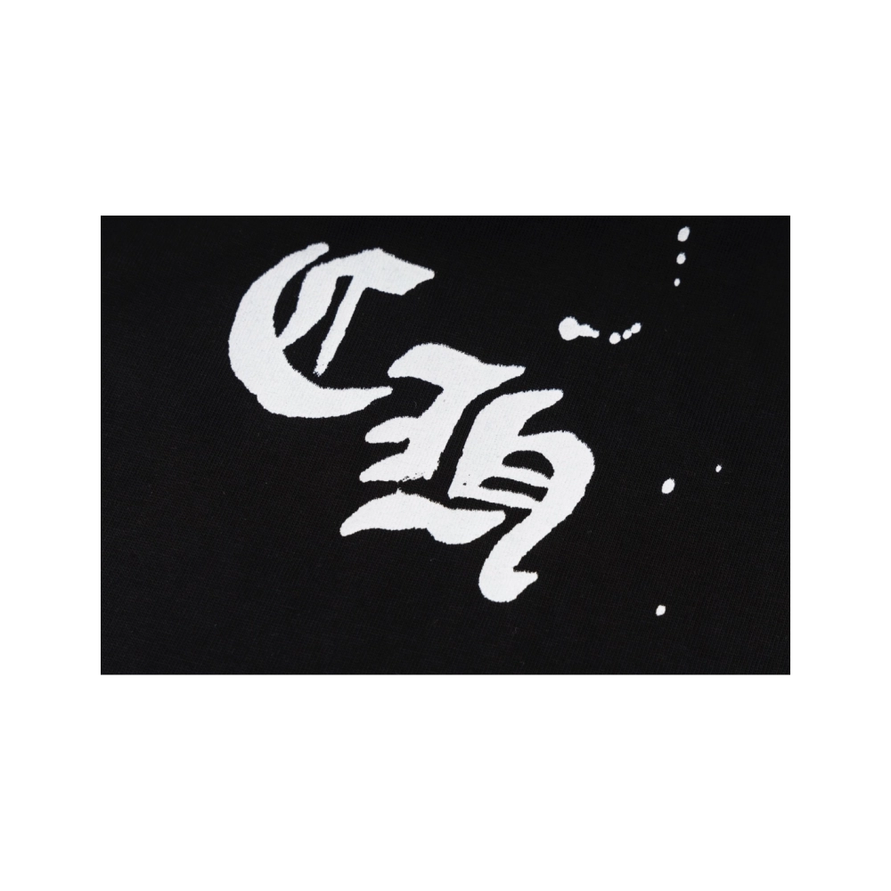 Chrome Hearts T Shirts Splash Graffiti Print  ,Chrome Hearts T Shirt,Tshirt,APPAREL