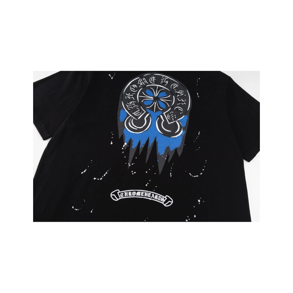 Chrome Hearts T Shirts Splash Graffiti Print  ,Chrome Hearts T Shirt,Tshirt,APPAREL