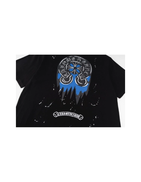 Chrome Hearts T Shirts Splash Graffiti Print  ,Chrome Hearts T Shirt,Tshirt,APPAREL