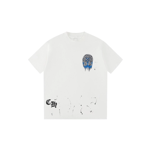 Chrome Hearts T Shirts Splash Graffiti Print  ,Chrome Hearts T Shirt,Tshirt,APPAREL