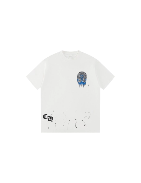Chrome Hearts T Shirts Splash Graffiti Print  ,Chrome Hearts T Shirt,Tshirt,APPAREL