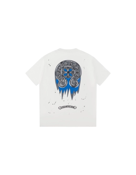 Chrome Hearts T Shirts Splash Graffiti Print  ,Chrome Hearts T Shirt,Tshirt,APPAREL