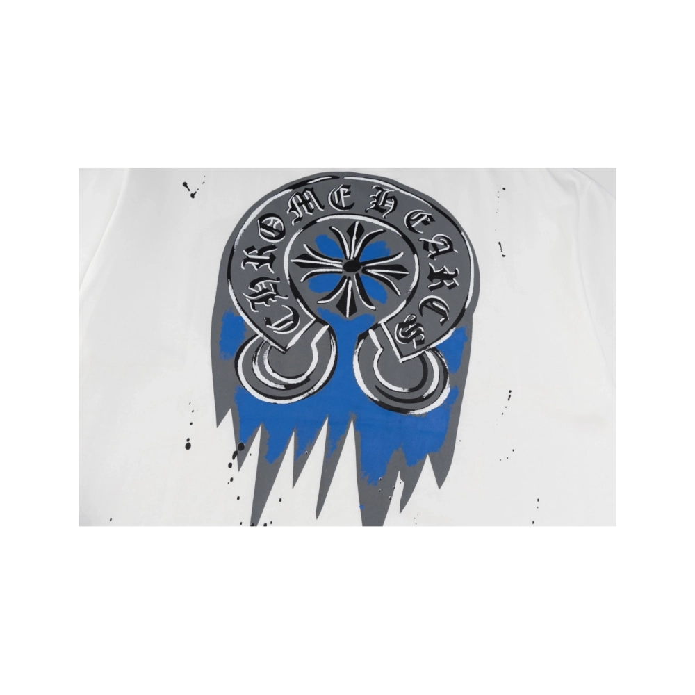 Chrome Hearts T Shirts Splash Graffiti Print  ,Chrome Hearts T Shirt,Tshirt,APPAREL