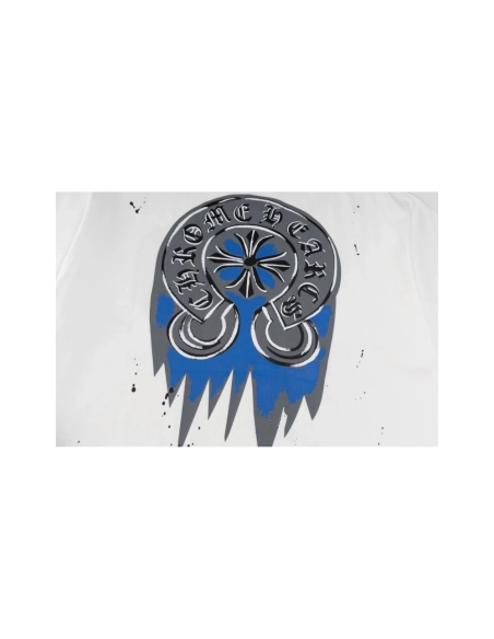Chrome Hearts T Shirts Splash Graffiti Print  ,Chrome Hearts T Shirt,Tshirt,APPAREL