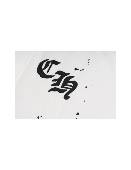 Chrome Hearts T Shirts Splash Graffiti Print  ,Chrome Hearts T Shirt,Tshirt,APPAREL