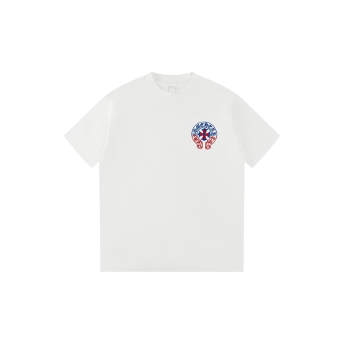 Chrome Hearts T Shirts Heavy Embroidery Horseshoe  ,Chrome Hearts T Shirt,Tshirt,APPAREL