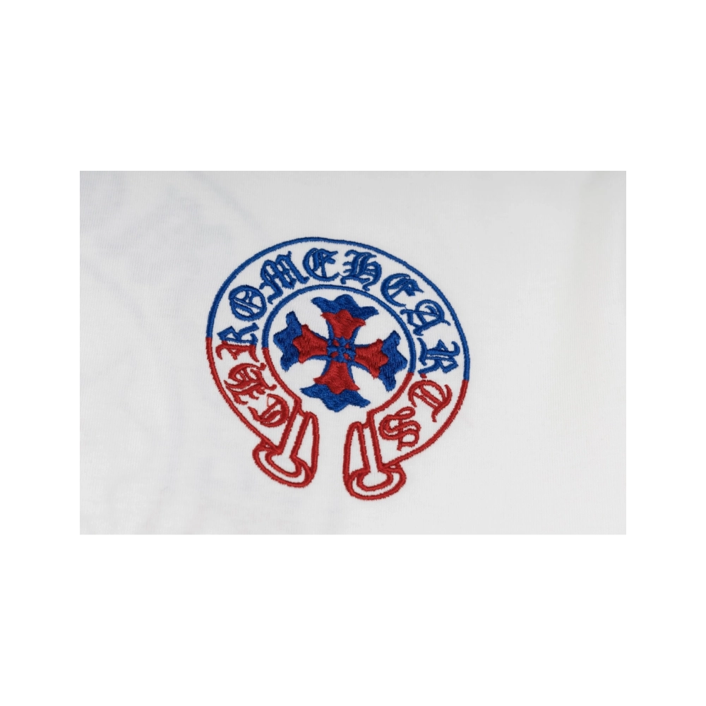 Chrome Hearts T Shirts Heavy Embroidery Horseshoe  ,Chrome Hearts T Shirt,Tshirt,APPAREL