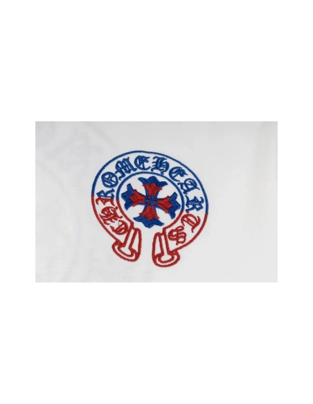 Chrome Hearts T Shirts Heavy Embroidery Horseshoe  ,Chrome Hearts T Shirt,Tshirt,APPAREL