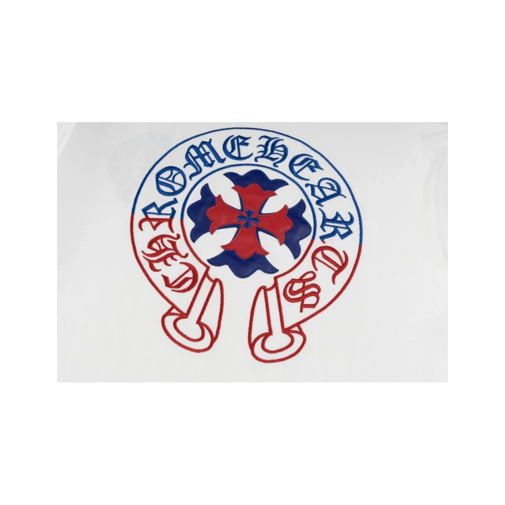 Chrome Hearts T Shirts Heavy Embroidery Horseshoe  ,Chrome Hearts T Shirt,Tshirt,APPAREL