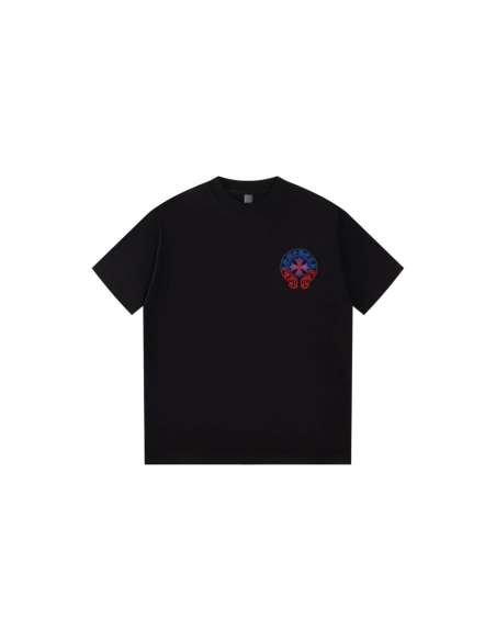 Chrome Hearts T Shirts Heavy Embroidery Horseshoe  ,Chrome Hearts T Shirt,Tshirt,APPAREL