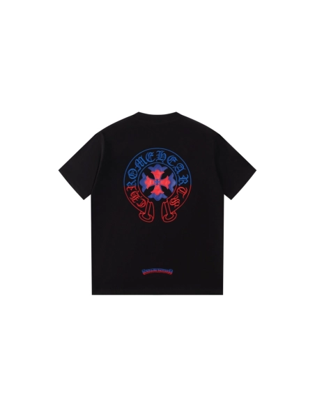 Chrome Hearts T Shirts Heavy Embroidery Horseshoe  ,Chrome Hearts T Shirt,Tshirt,APPAREL
