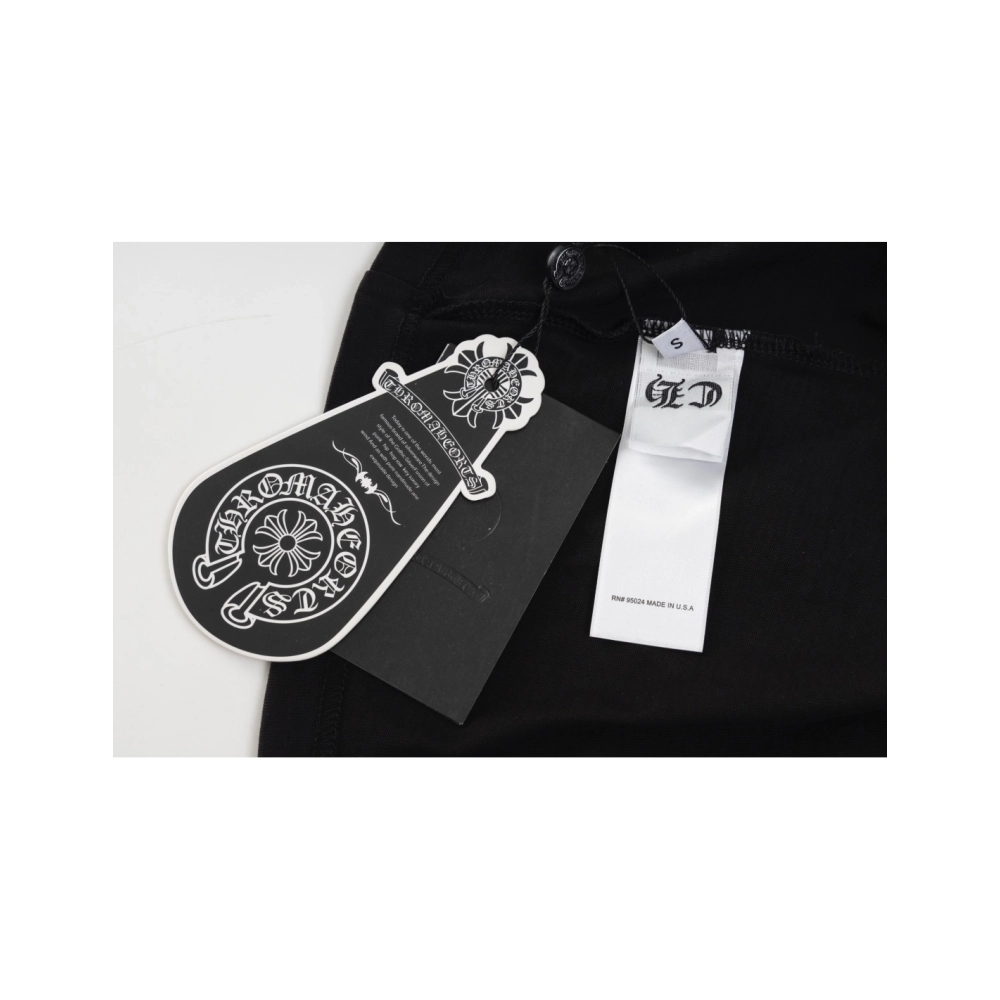 Chrome Hearts T Shirts Heavy Embroidery Horseshoe  ,Chrome Hearts T Shirt,Tshirt,APPAREL