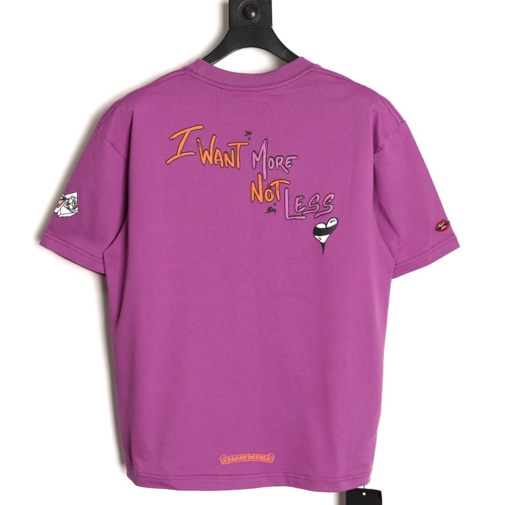 Chrome Hearts T Shirts Graffiti Print  ,Chrome Hearts T Shirt,Tshirt,APPAREL