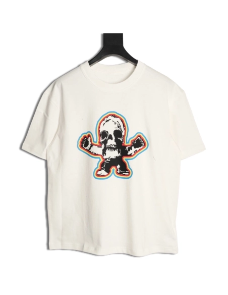 Chrome Hearts T Shirts Colorful Skull  ,Chrome Hearts T Shirt,Tshirt,APPAREL