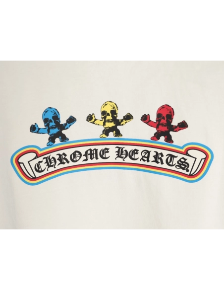 Chrome Hearts T Shirts Colorful Skull  ,Chrome Hearts T Shirt,Tshirt,APPAREL