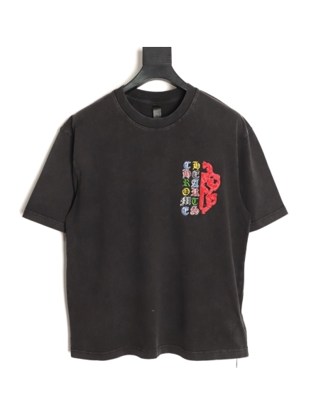 Chrome Hearts T Shirts Patch Embroidery  ,Chrome Hearts T Shirt,Tshirt,APPAREL