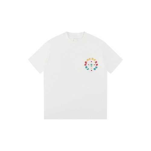 Chrome Hearts T Shirts Heavy Embroidery Horseshoe  ,Chrome Hearts T Shirt,Tshirt,APPAREL