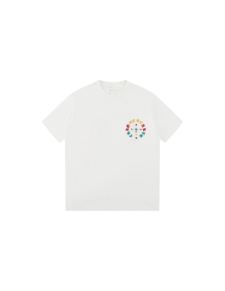 Chrome Hearts T Shirts Heavy Embroidery Horseshoe  ,Chrome Hearts T Shirt,Tshirt,APPAREL
