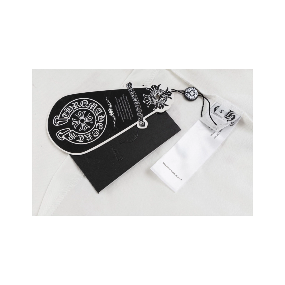 Chrome Hearts T Shirts Heavy Embroidery Horseshoe  ,Chrome Hearts T Shirt,Tshirt,APPAREL
